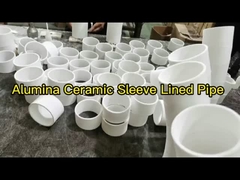 الألومينا السيراميكية الملفوفة أنبوب ينحني الوزن الخفيف بلا خلل مع أي ارتطام