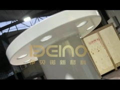 عالية الألومينا السيراميكية الملفوفة الانحناء الصناعي الاستقرار الكيميائي