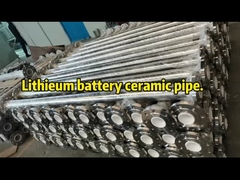 الأنابيب المقاومة للتآكل من السيراميك المليئة بالغلاف الأنابيب الألومينية لصناعات التعدين